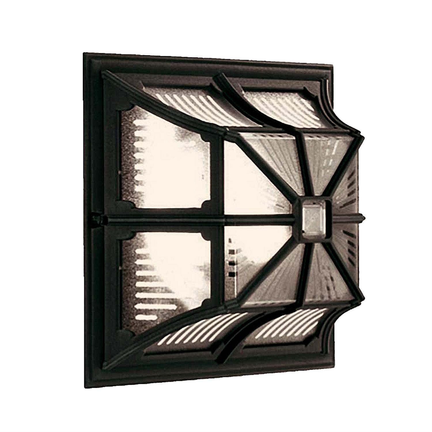 Chapel IP44 Black Outdoor Flush Lantern Cp12-Black | The Lighting ...