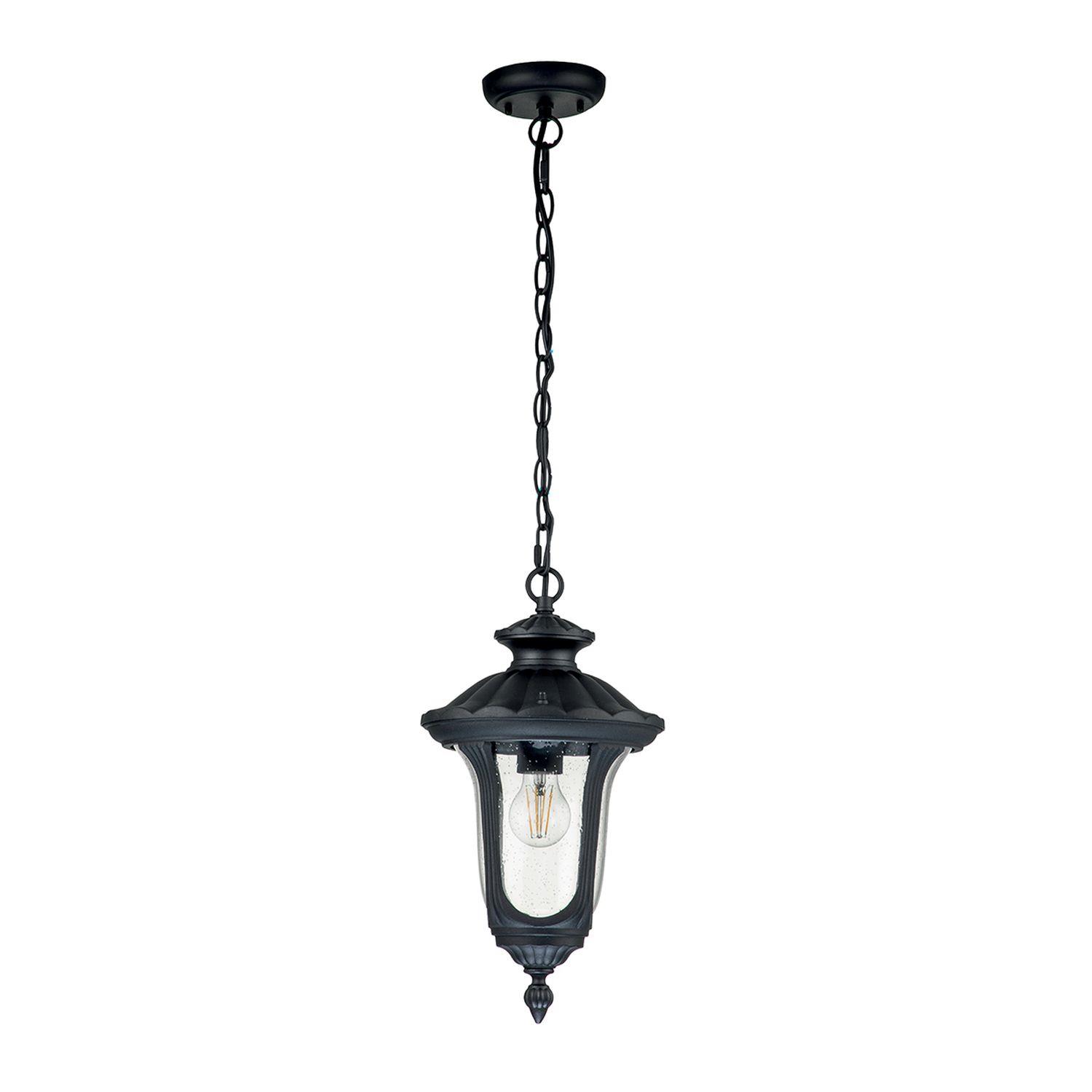 Chicago Ip44 Chain Lantern Textured Black Cc8-s-bk 