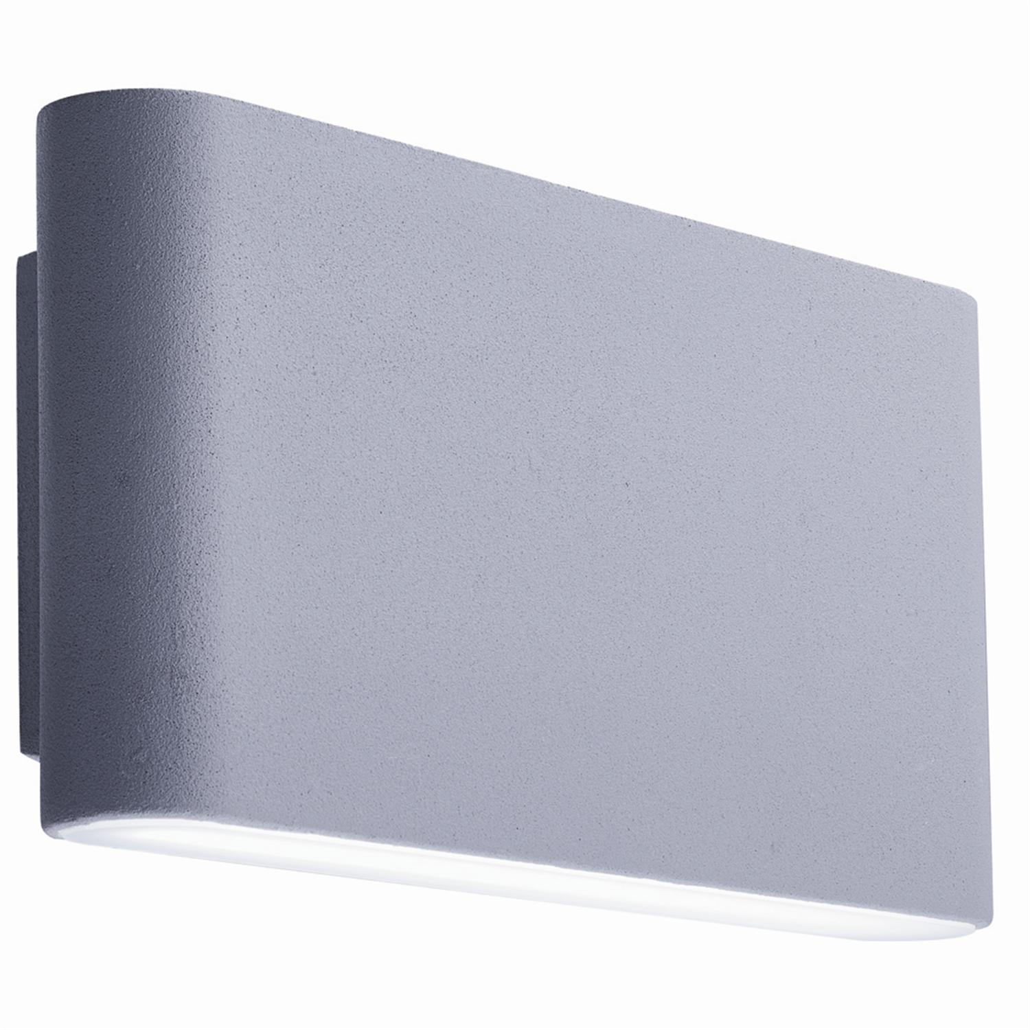 Maples Grey LED Outdoor Wall Light With Frosted Diffuser 2562GY
