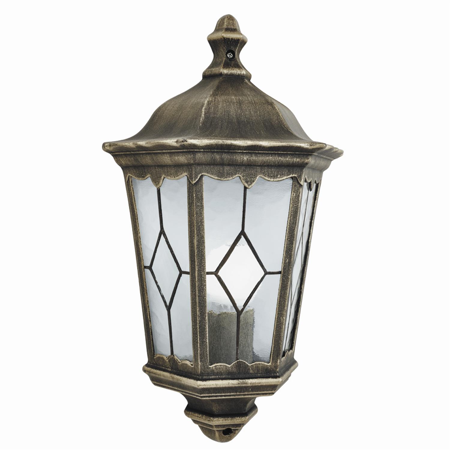 Imperial Black Gold Outdoor Wall Light | The Lighting Superstore