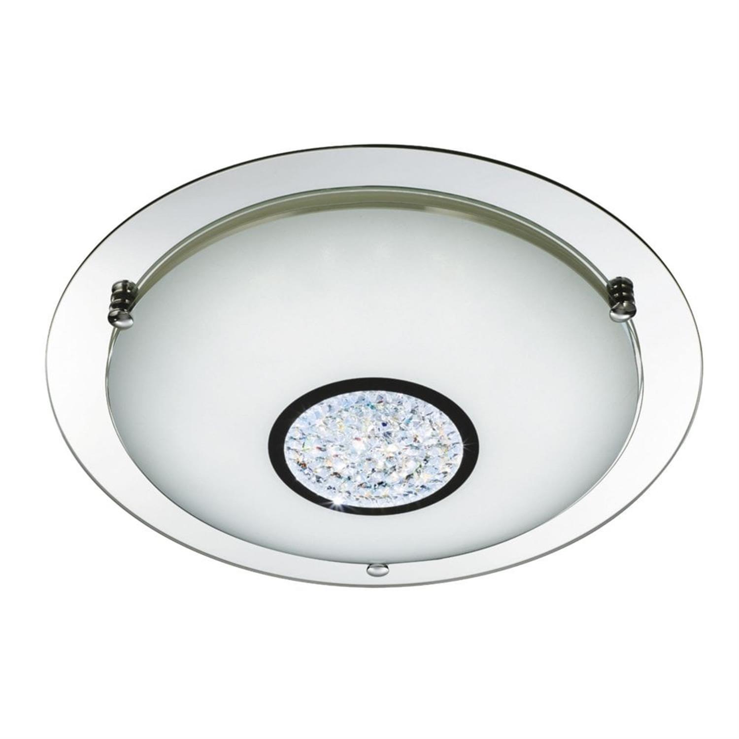 Portland IP44 Flush LED Dedicated Bathroom Ceiling Light 388341 The