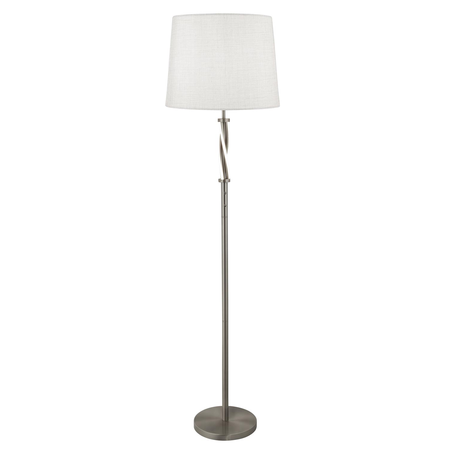 Dannie LED Satin Silver Floor Lamp 7565Ss | The Lighting Superstore