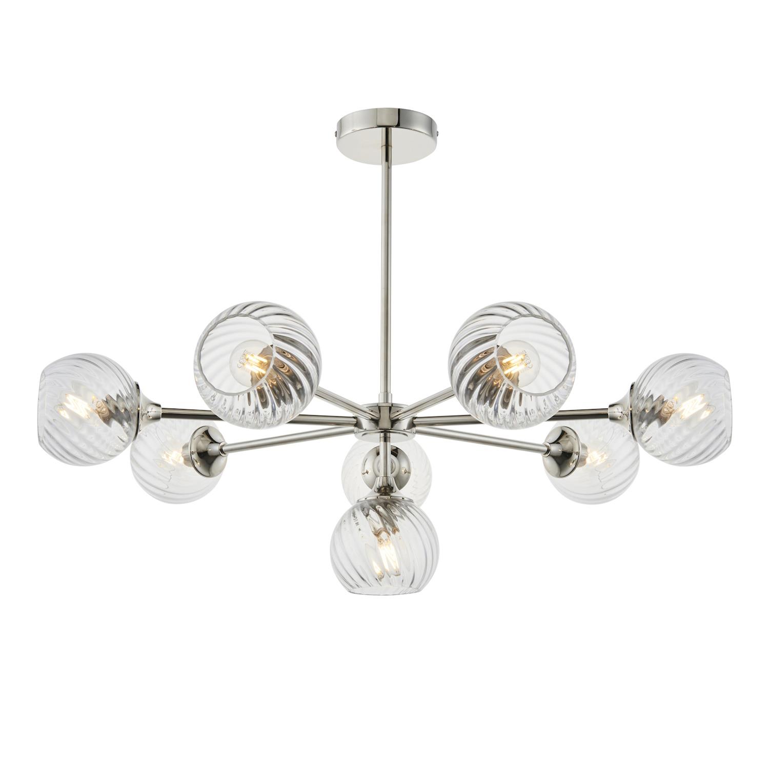 Allegra 8 Light Multi-Arm | The Lighting Superstore