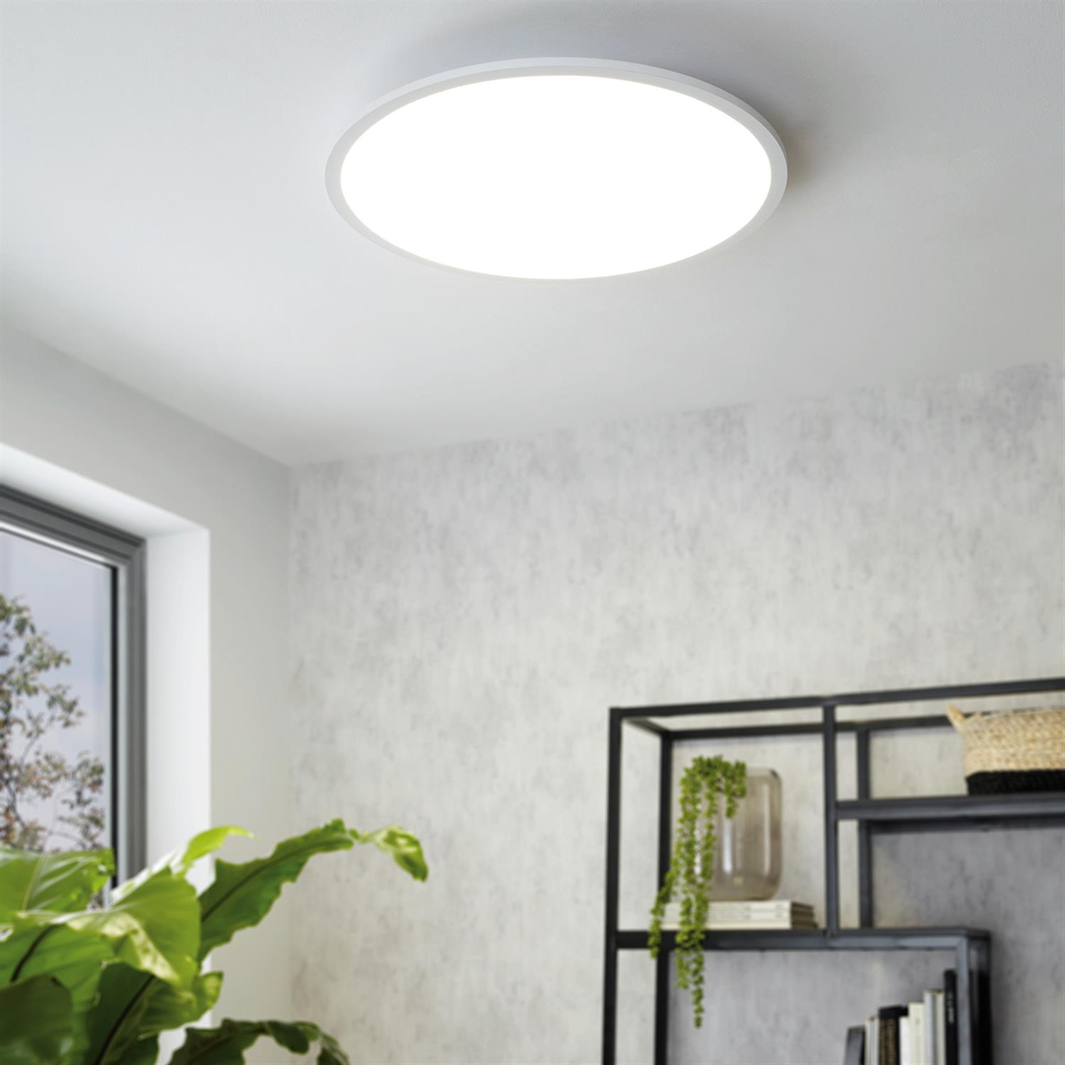 Sarsina-A Large LED White Flush Ceiling Light 98209 | The Lighting ...