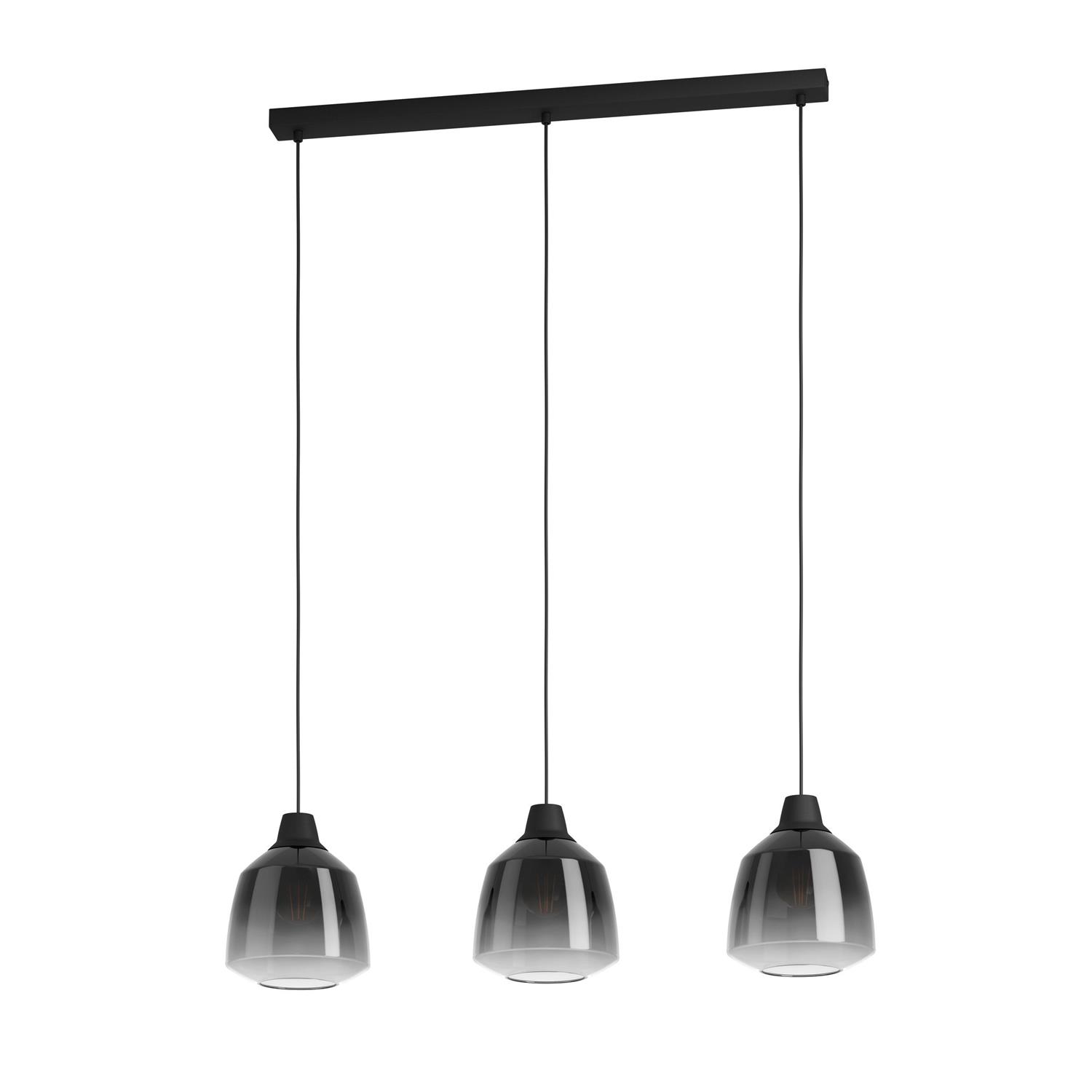 Sedbergh Black 3 Bar Pendant 43822 | The Lighting Superstore