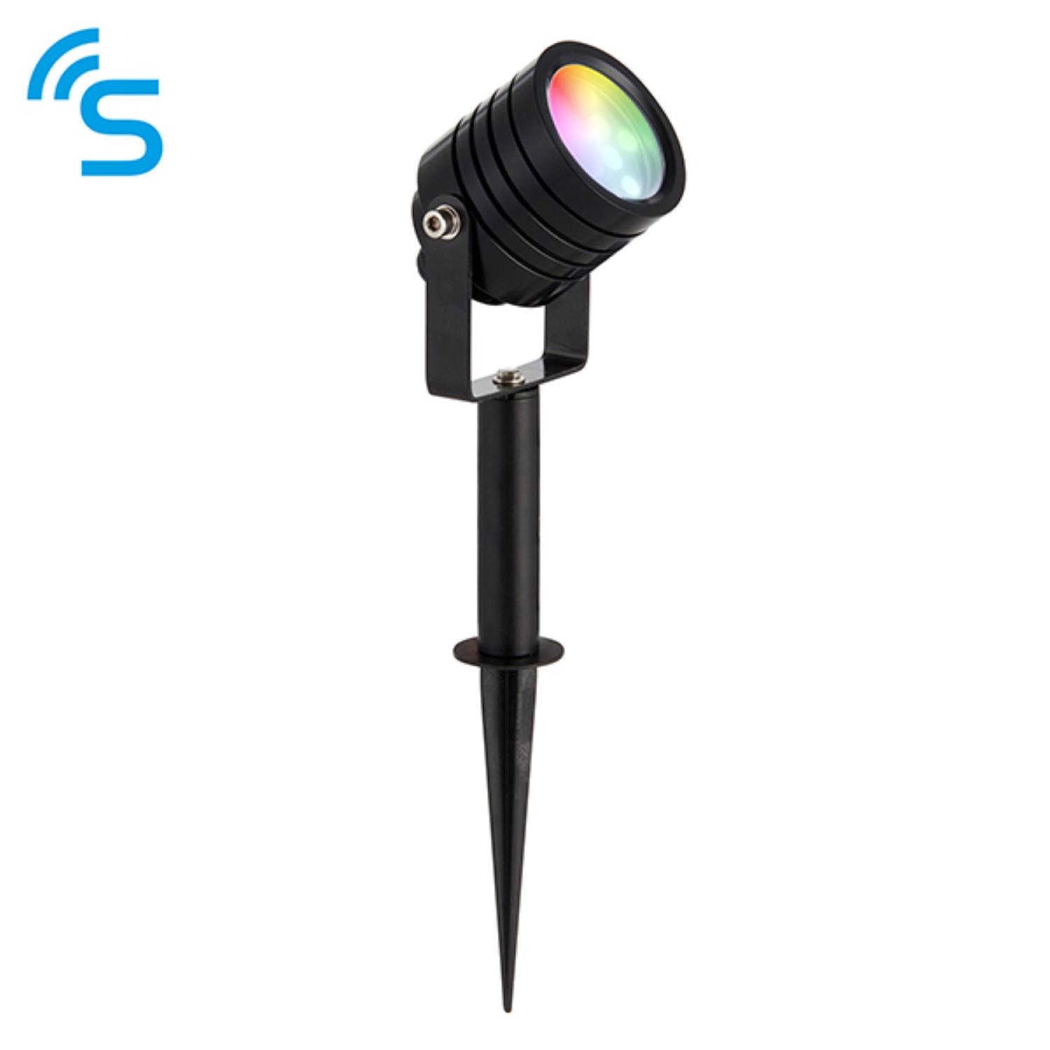 Smart Luminatra Dimmable LED RGB Outdoor Spike Light 91963 | The ...