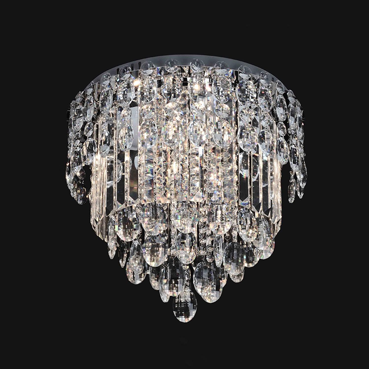 Renata Crystal Semi Flush Tp2318/9 | The Lighting Superstore