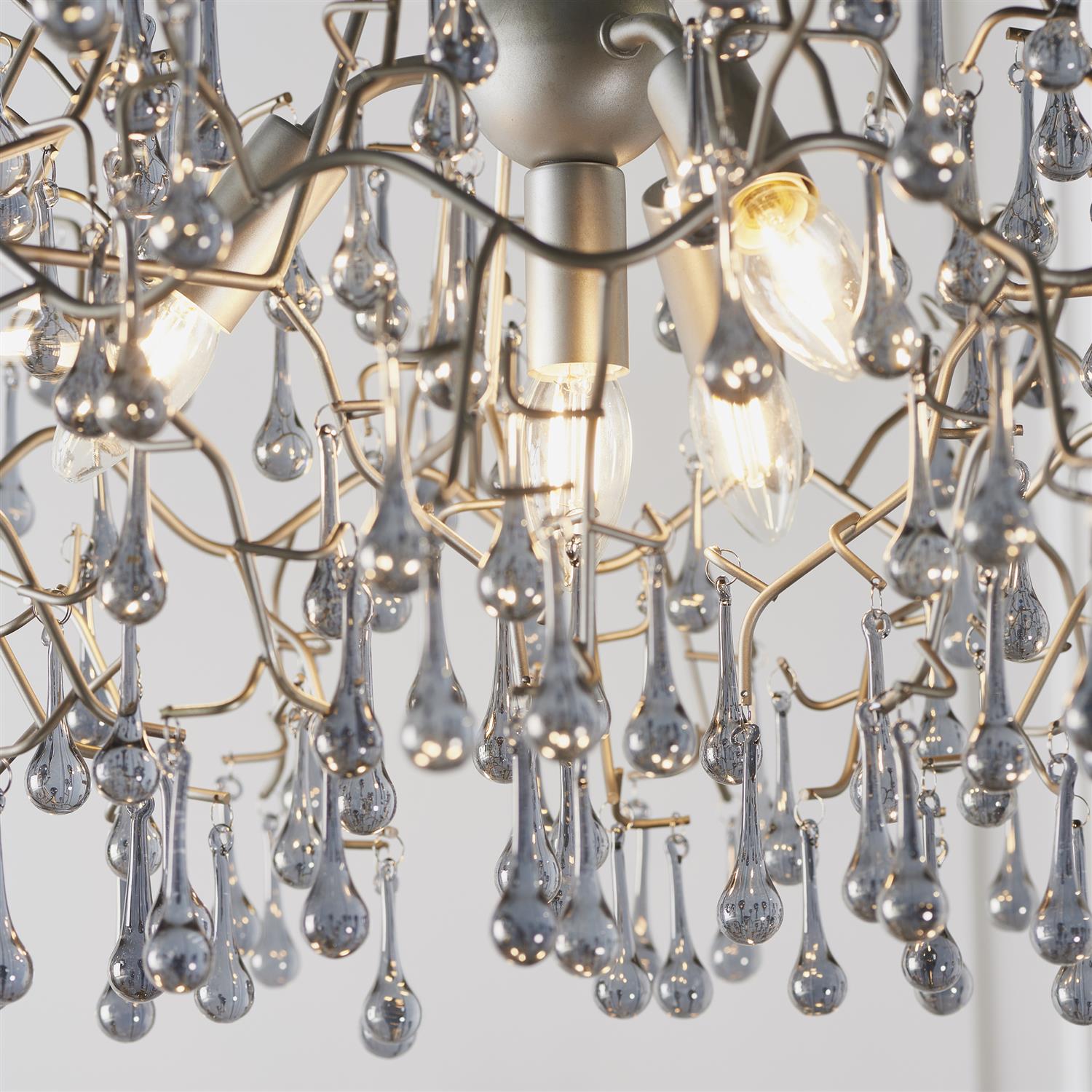 Adenium Four Light Multi-Arm Pendants | The Lighting Superstore