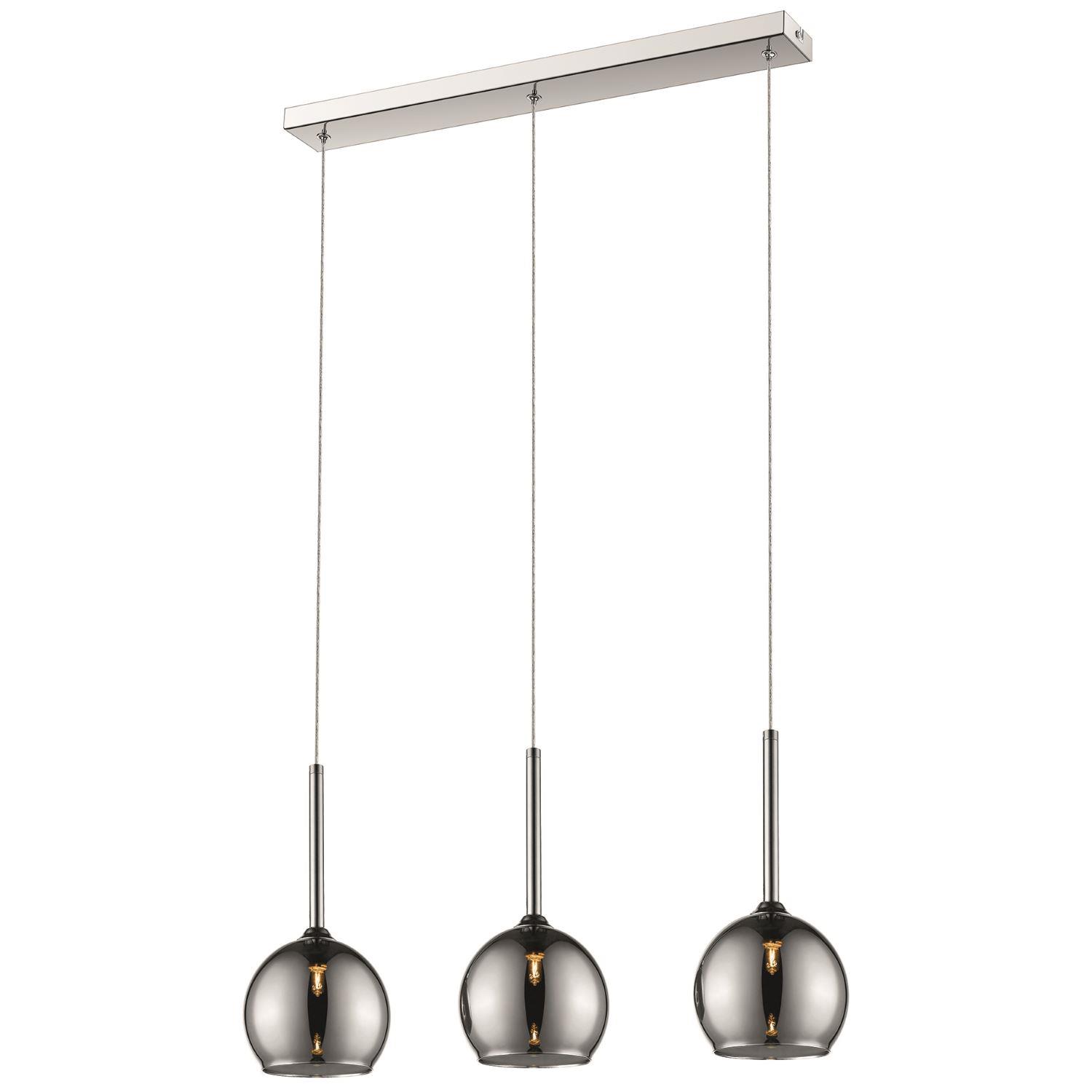 Plumstead Steel Made Glass Bar Ceiling Pendant | The Lighting Superstore