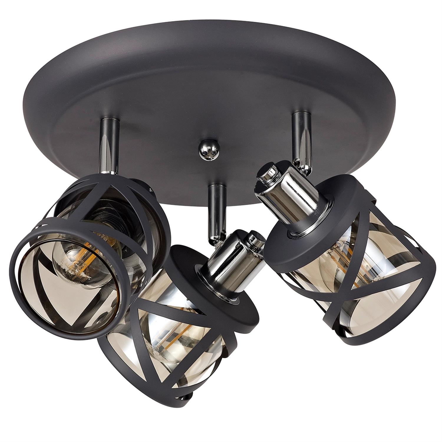 Hannu 3 Light Ceiling Fitting 