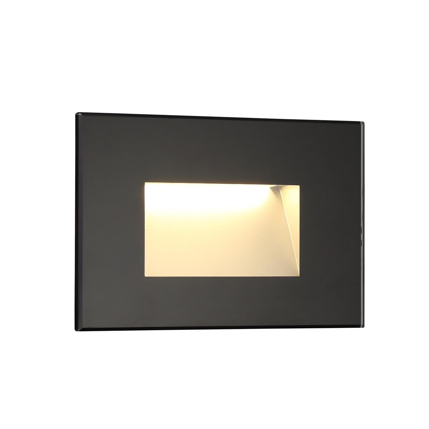 Willis Rectangle IP65 Recessed LED Wall Light | The Lighting Superstore