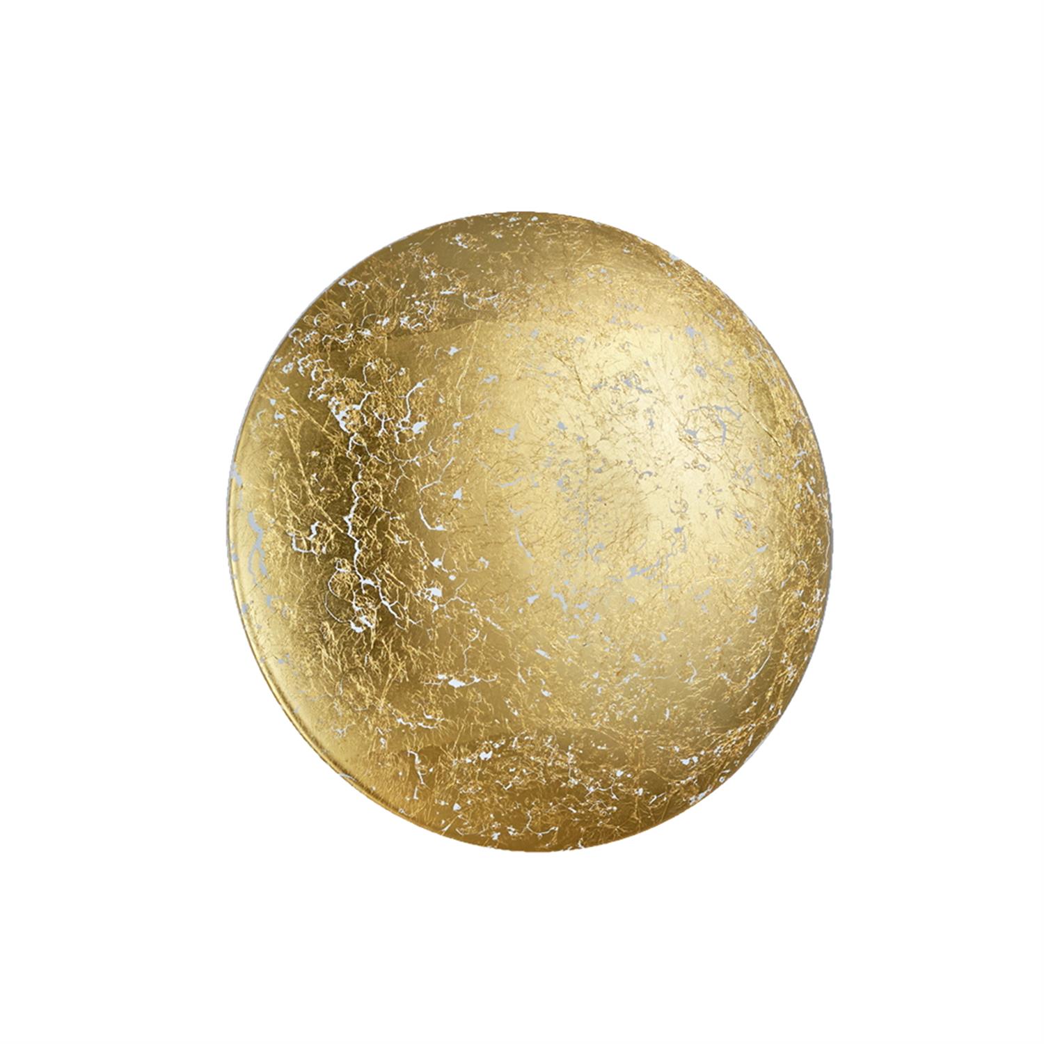 Chiros Gold Leaf Effect LED Wall Light 224110179 | The Lighting Superstore