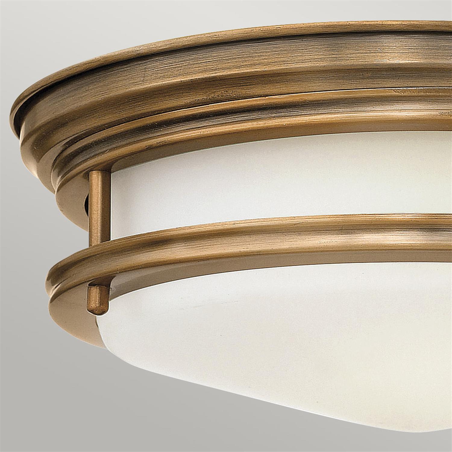 Hadrian Bathroom 2 Light Flush Opal Ceiling Lights | The Lighting ...