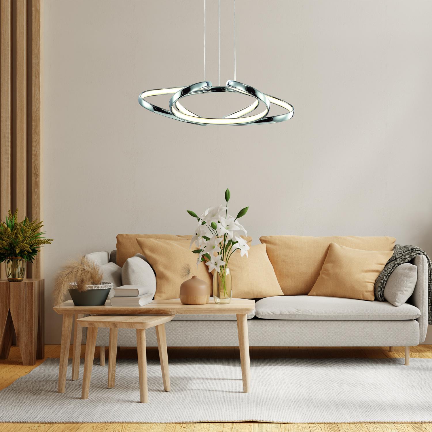 Craft Chrome LED Ceiling Pendant Ml3807 | The Lighting Superstore