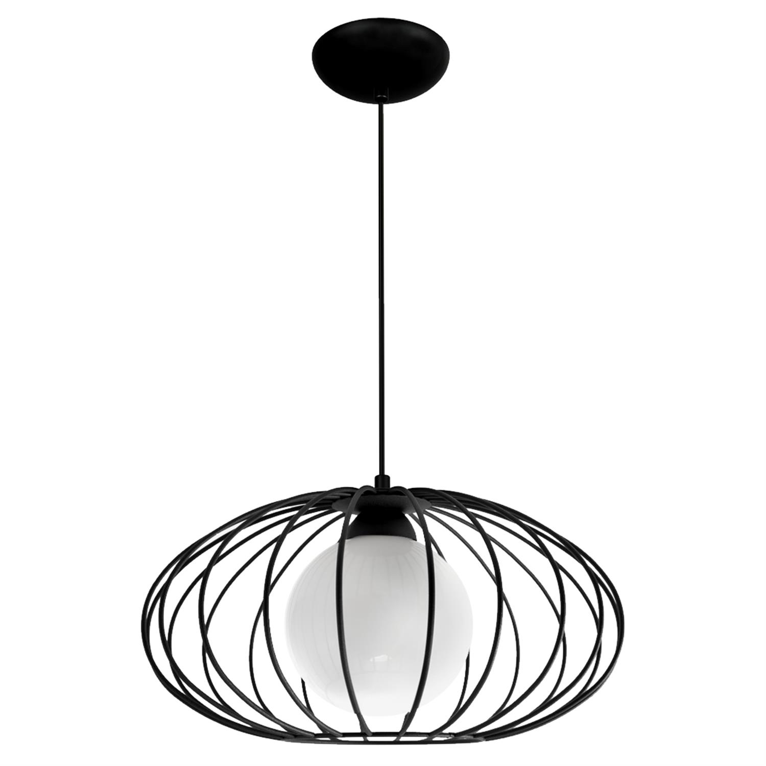 Kronos Matt Black Single Ceiling Pendant Mlp4422 The Lighting Superstore