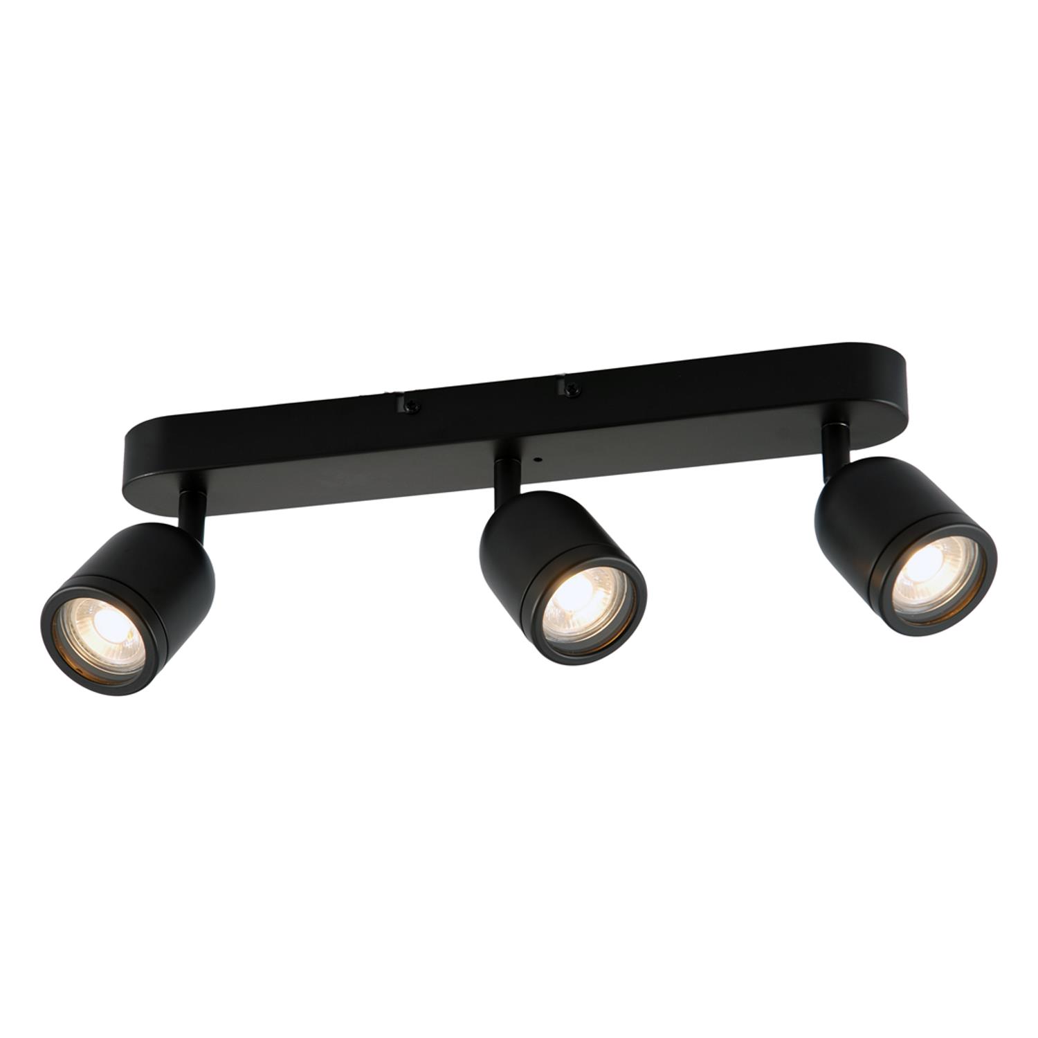 Porter Black Triple IP44 Bathroom Spotlight Ml7644 | The Lighting ...