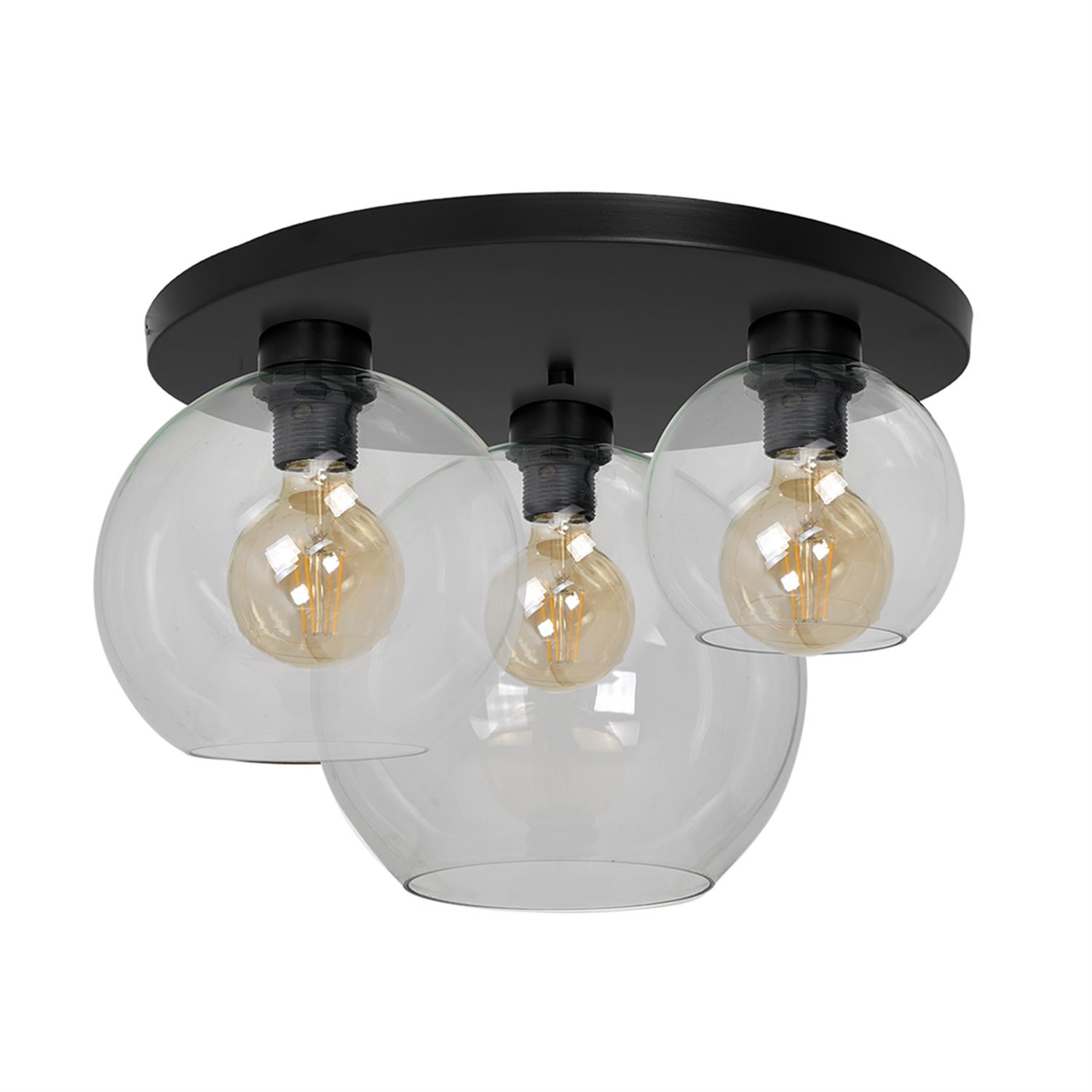 Sofia 3-Light Semi-Flush Fittings | The Lighting Superstore